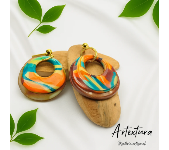 Pendientes Aro Etnico