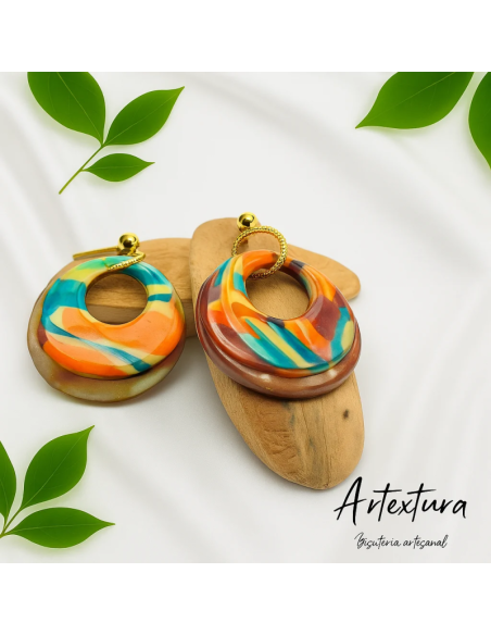 Pendientes Aro Etnico